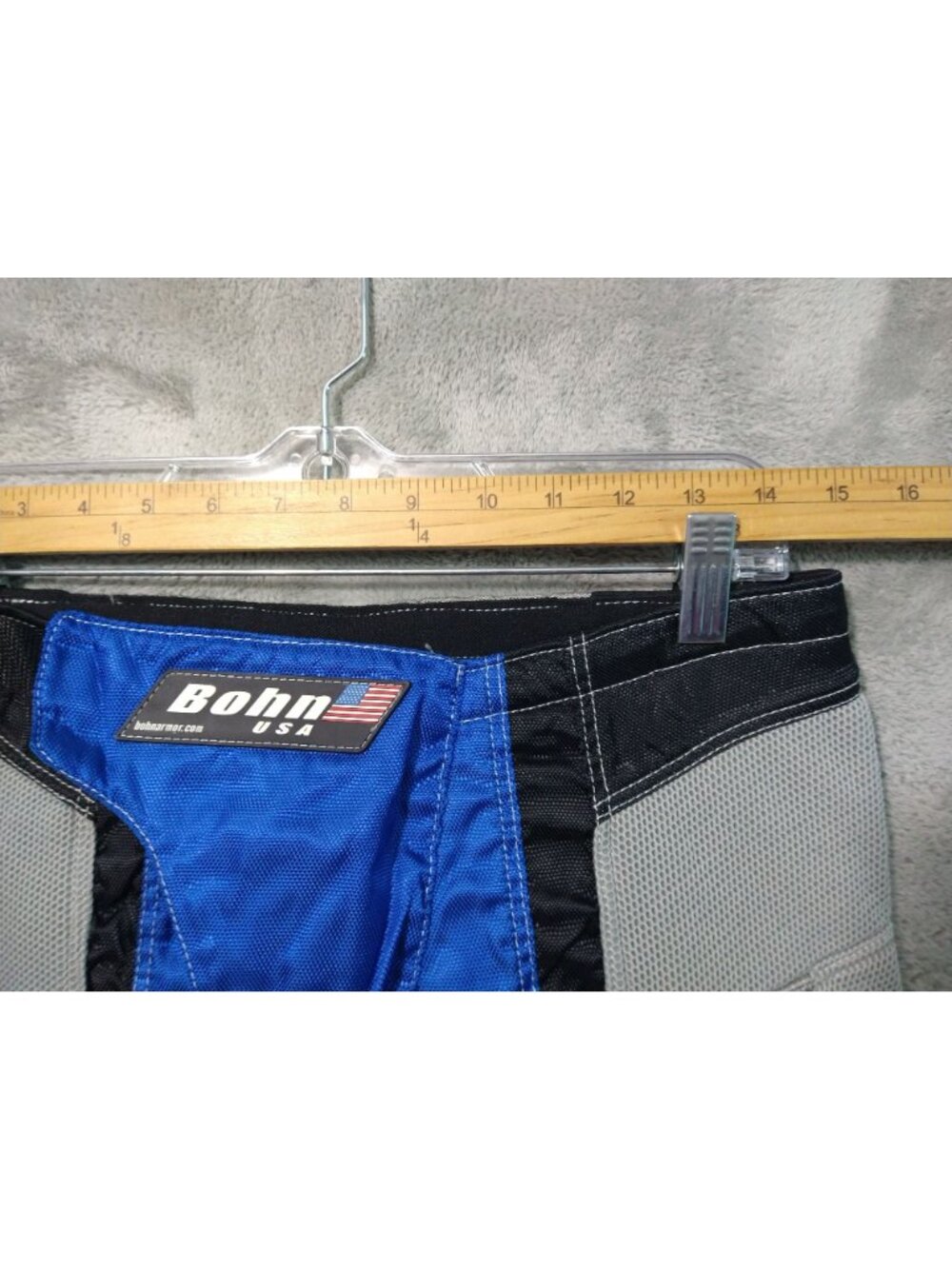 Bohn Pants 30 Blue Body Protection Armor Nylon Motorcycle Riding Biker Motocross - Picture 3 of 9